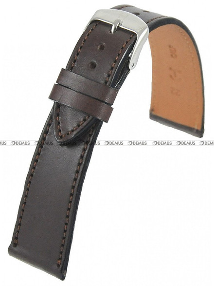 Skórzany pasek do zegarka Horido 9407.02.22S, 22 mm, Brązowy