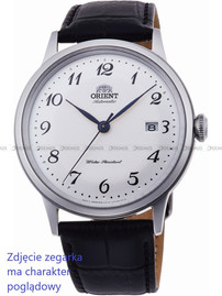 Skórzany pasek do zegarka Orient UL002012J0, 21 mm, Czarny