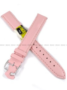 Skórzany pasek do zegarka Diloy 302EL.16.13, 16 mm, Różowy