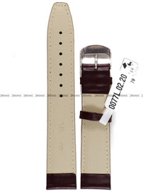 Skórzany pasek do zegarka Horido 0077L.02.20S, 20 mm, Brązowy