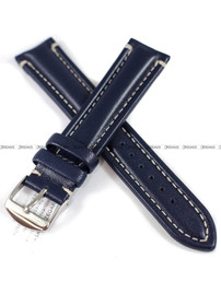 Skórzany pasek do zegarka Horido 0079.05.20S, 20 mm, Niebieski