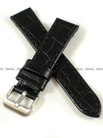 Skórzany pasek do zegarka Pacific W49.20.1.1, 20 mm, Czarny