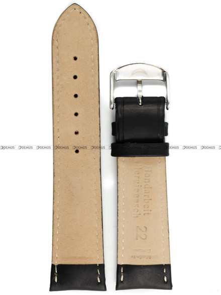 Pasek skórzany do zegarka - Fluco Rondo 340M-01/16-22 - 22 mm