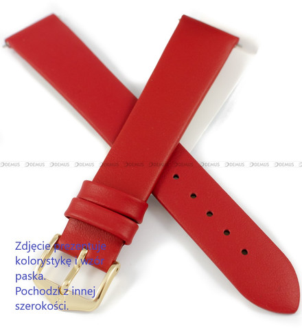 Pasek skórzany do zegarka - Hirsch Toronto 03702120-1-12 - 12 mm