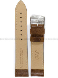 Pasek skórzany wodoodporny do zegarka - JVD R41503/22XL - 22 mm - XL