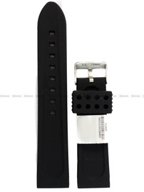 Pasek silikonowy do zegarka - Rochet Malibu 8092201 - 22 mm - Czarny