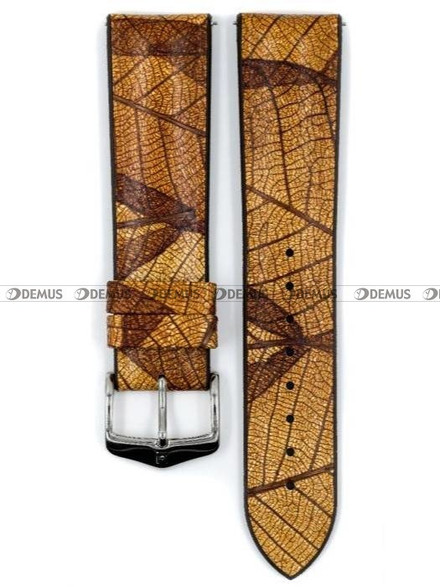 Pasek kauczukowy do zegarka - Hirsch Leaf 0921046010-2-22 - 22 mm