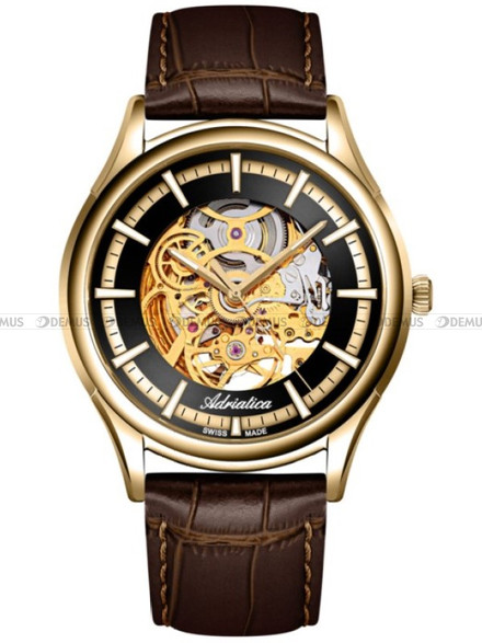 Adriatica A2804.1214AS1 Zegarek Męski Automatyczny - W zestawie rotomat