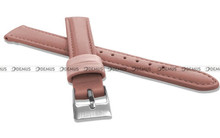 Skórzany pasek do zegarka Minet MSBUM14, 14 mm, Brązowy