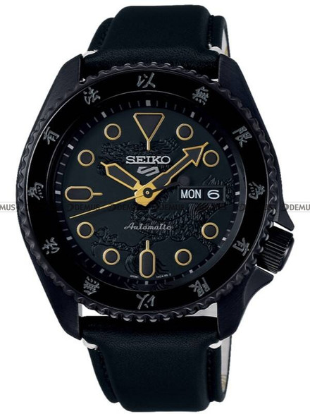Zegarek Męski Seiko Automatic 5 Sports 55th Anniversary Bruce Lee SRPK39K1 - Limitowana Edycja