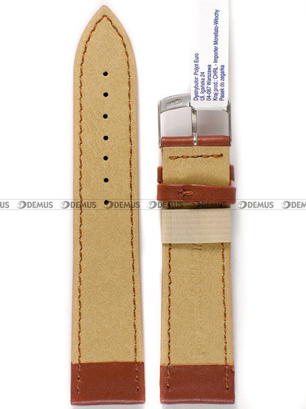 Skóropodobny, ekologiczny pasek do zegarka Morellato A01X5106C47041CR22, 22 mm, Brązowy