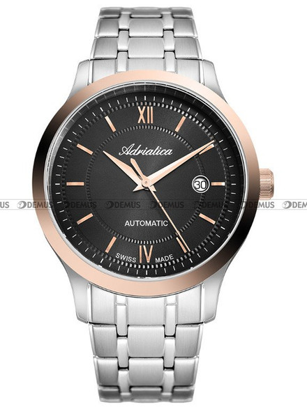 Zegarek Adriatica Mechaniczne A8276.R164A Męski, Automatyczny, Wskazówkowy