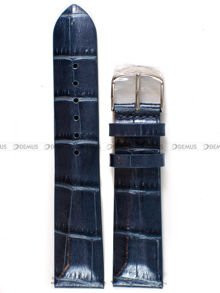 Skórzany pasek do zegarka Vostok Undine-skórzany-biały-stalowa-kl., 20 mm, Biały