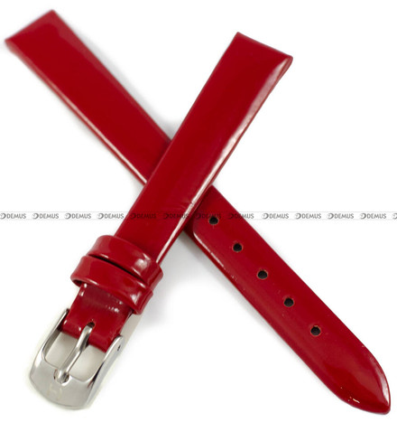 Skórzany pasek do zegarka Horido D0504.06.12S, 12 mm, Czerwony