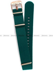 Nylonowy pasek do zegarka Vostok VE-Almaz-22-Nylon-Green, 22 mm, Zielony