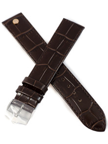 Pasek skórzany do zegarka Roamer 934950 41 15 05 - 22 mm - z klamerką