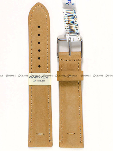 Skórzany pasek do zegarka Morellato A01X5041B94028CR20, 20 mm, Brązowy