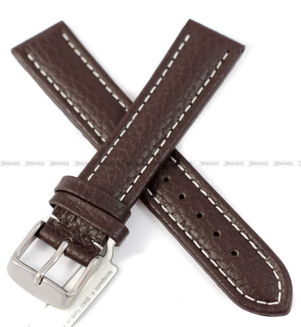 Pasek skórzany do zegarka - Fluco Big 322M-02-20 - 20 mm