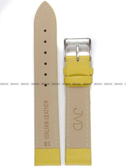 Pasek skórzany do zegarka - JVD R41427/18 - 18 mm