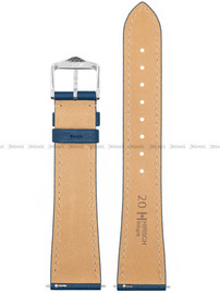Pasek skórzany z do zegarka - Hirsch Bologna 01802080-2-20 L - 20 mm