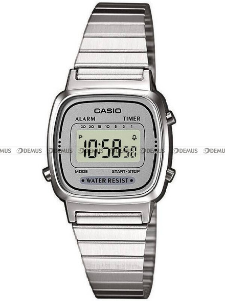 Zegarek Casio Sport Electronic LA670WEA-7EF Damski, Kwarcowy, Elektroniczny
