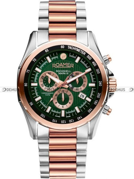 Zegarek Roamer 220837 49 75 20 Męski, Kwarcowy, Wskazówkowy