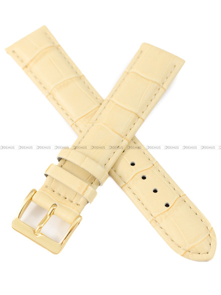 Pasek skórzany do zegarka - Chermond A160L.20.7-G-XL - 20 mm