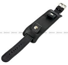 Skórzany pasek do zegarka Horido 0112.01.24S, 24 mm, Czarny