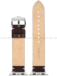 Pasek skórzany z adapterem do Apple Watch - Hirsch Ranger 05402010AD-2-22 - 22 mm - Zestaw