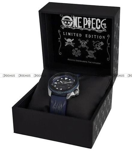 Zegarek Męski Seiko Automatic 5 Sports ONE PIECE "Sabo" SRPH71K1 - Limitowana Edycja
