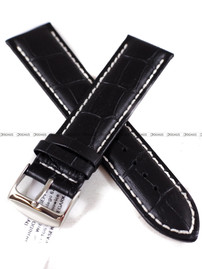 Skórzany pasek do zegarka Horido 0182.01.22S, 22 mm, Czarny