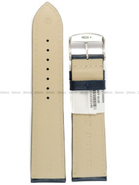 Pasek skórzany do zegarka - Rochet Neptune 7230806 - 22 mm - Niebieski