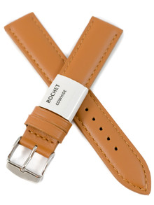 Pasek skórzany do zegarka - Rochet Miami 5411804ST - 18 mm - Brązowy