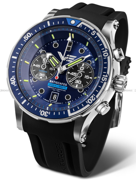 Zegarek Męski Vostok Europe Batiscafos Chrono 6S21-511A772S - Zestaw