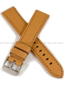 Skórzany pasek do zegarka Tekla PT18.20.3, 20 mm, Brązowy