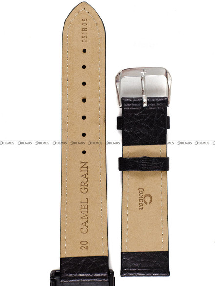 Pasek skórzany do zegarka - Condor 051R.05.20.W - 20 mm