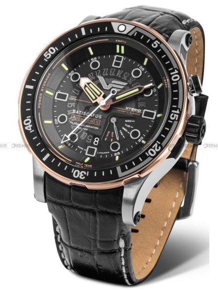 Vostok Europe Batiscafos Hybrid PX84-511E769 Zegarek Męski 