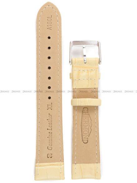 Pasek skórzany do zegarka - Chermond A160L.20.7-S-XL - 20 mm