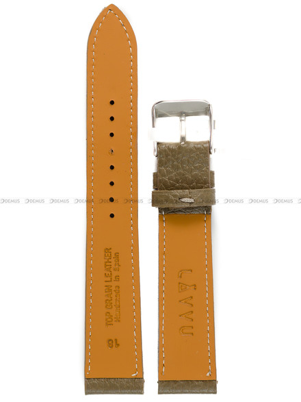 Pasek skórzany do zegarka - LAVVU LSADF18 - 18 mm