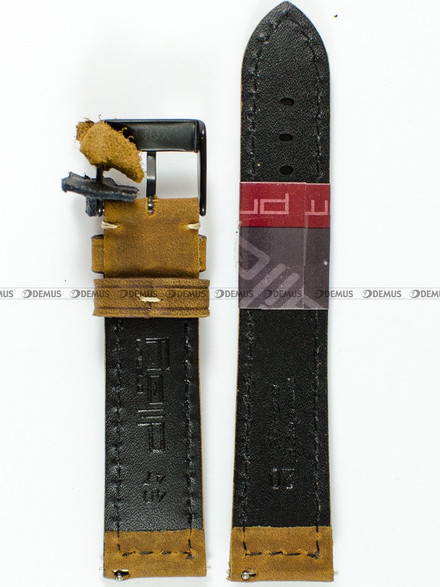 Skórzany pasek do zegarka Diloy 397.20.3, 20 mm, Brązowy