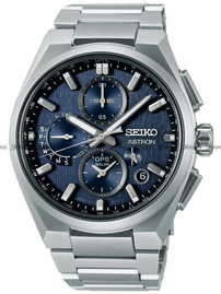 Zegarek Męski Astron GPS Solar 5X Dual-Time Chronograph SSH161J1