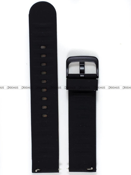 Silikonowy pasek do zegarka Demus PGS1.20.1.2.3.7, 20 mm, Brązowy, Czarny, Biały, Zielony