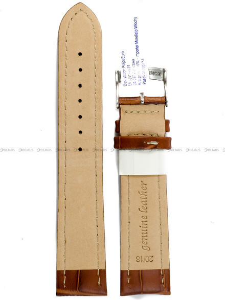 Skórzany pasek do zegarka Morellato A01U3252480041CR20, 20 mm, Brązowy