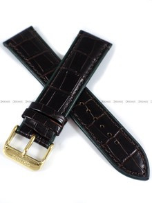 Skórzany pasek do zegarka Orient UDFGGA1, 22 mm, Brązowy