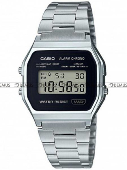 Zegarek Casio Sport Electronic A158WEA-1EF Męski, Kwarcowy, Elektroniczny
