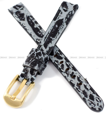 Pasek skórzany do zegarka - Demus PSD10.12.1.5-G - 12 mm