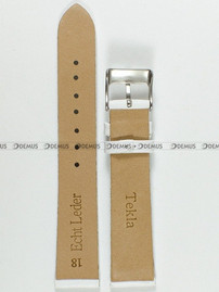 Skórzany pasek do zegarka Tekla PT8.18.18, 18 mm, Szary