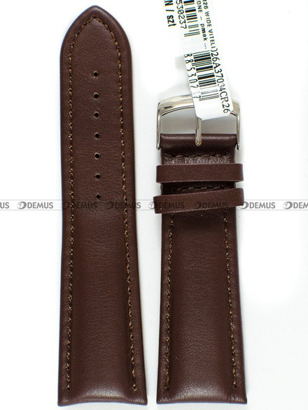 Skórzany pasek do zegarka Morellato A01U4026A37034CR26, 26 mm, Brązowy