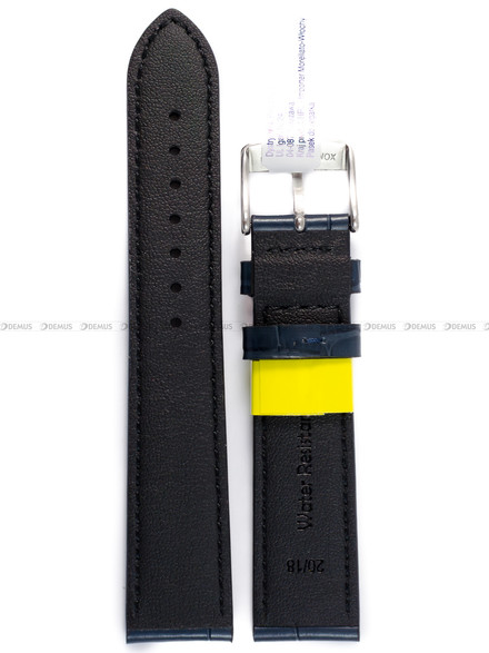 Wodoodporny Pasek skórzany do zegarka - Morellato A01X6081E32062CR20 - 20 mm