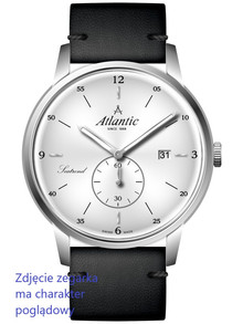 Pasek skórzany do zegarka Atlantic z serii 65353 - 65353-22M-S - 21 mm